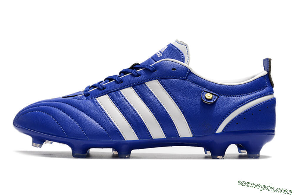 Adidas Adipure FG Low-Tops Football Boots - Blue/White 2