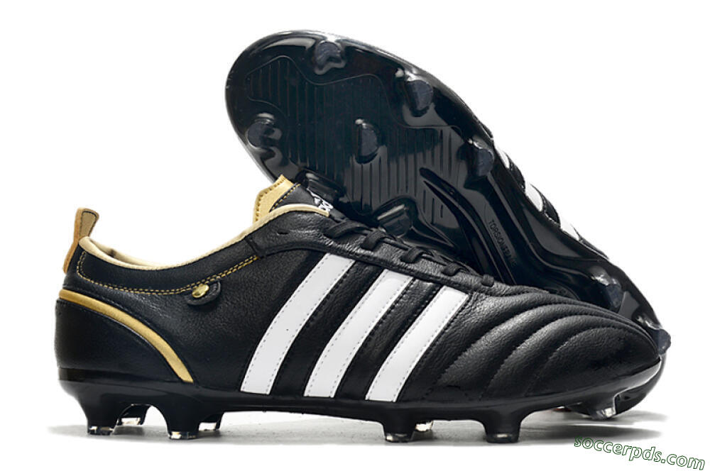 Adidas Adipure FG Low-Tops Football Boots - Black/White 1