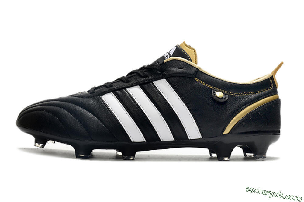 Adidas Adipure FG Low-Tops Football Boots - Black/White 2