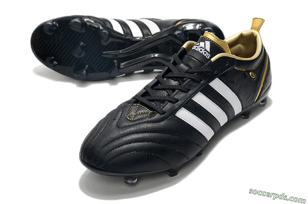 Adidas Adipure FG Low-Tops Football Boots - Black/White 3
