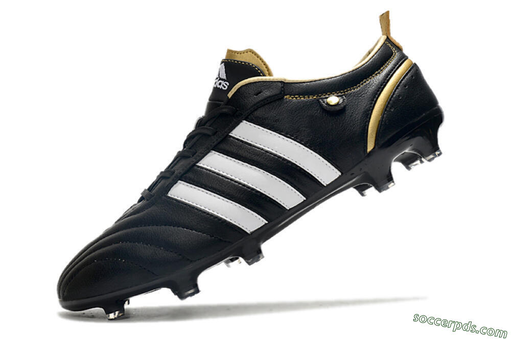 Adidas Adipure FG Low-Tops Football Boots - Black/White 5