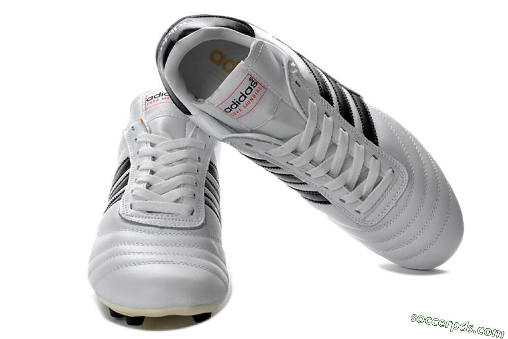 Adidas Copa Mundial Made in Germany FG Low-Tops Football Boots - White/Black 4