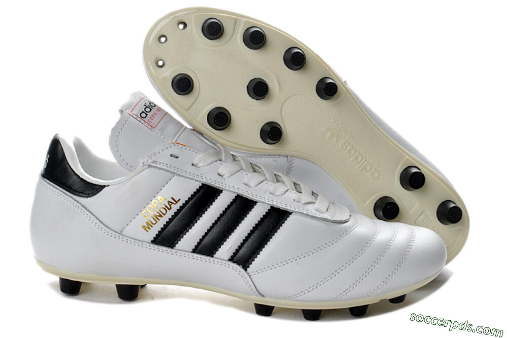 Adidas Copa Mundial Made in Germany FG Low-Tops Football Boots - White/Black 1