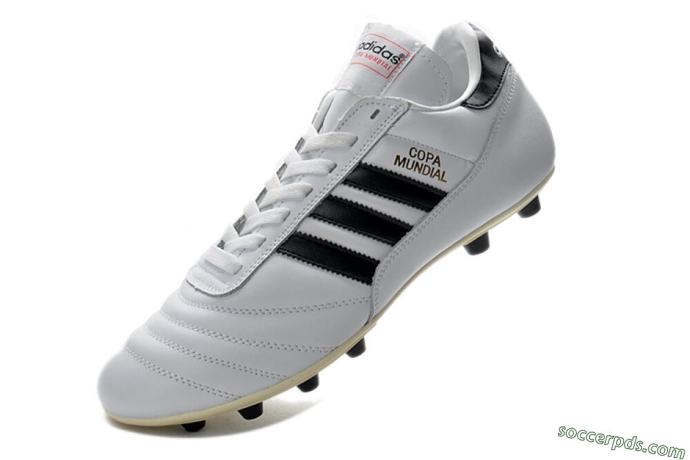 Adidas Copa Mundial Made in Germany FG Low-Tops Football Boots - White/Black 9