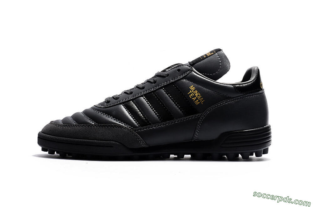 Adidas Copa Mundial Team Astro TF Low-Tops Football Shoes - Black/Gold 2