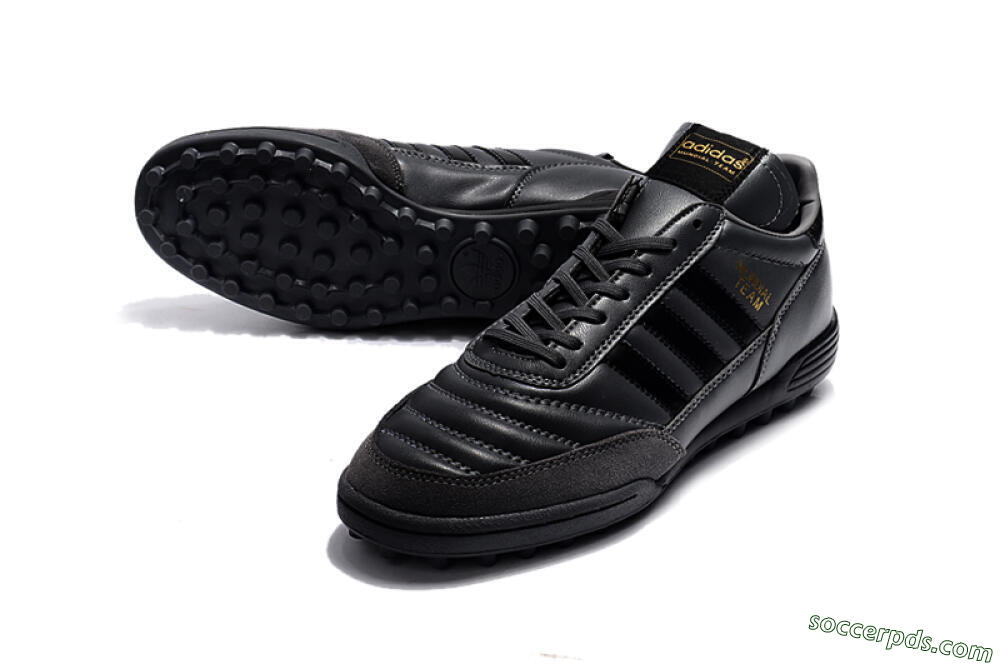 Adidas Copa Mundial Team Astro TF Low-Tops Football Shoes - Black/Gold 3