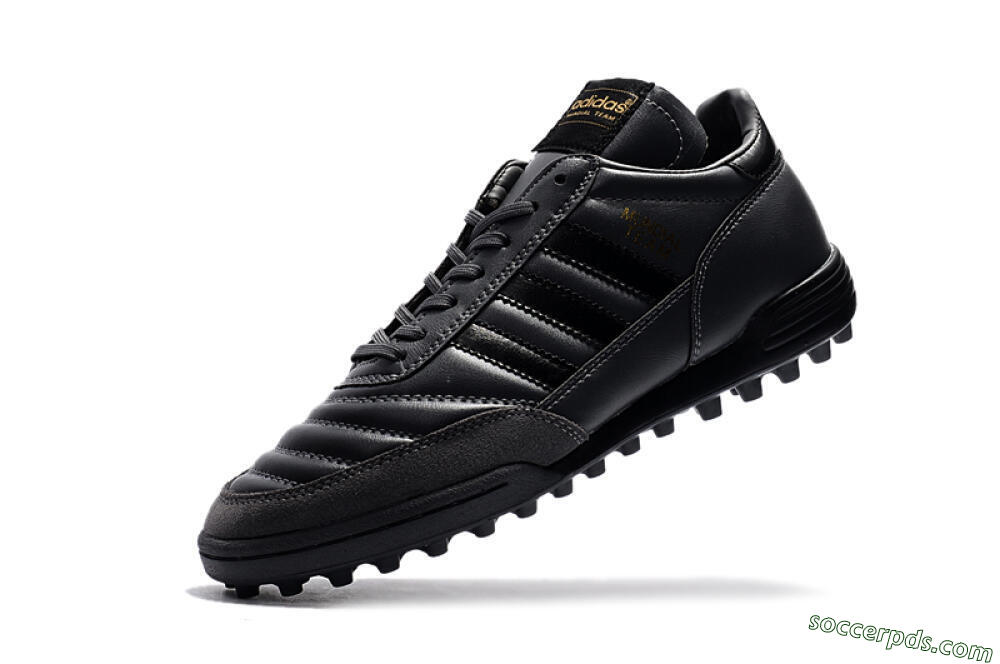 Adidas Copa Mundial Team Astro TF Low-Tops Football Shoes - Black/Gold 8