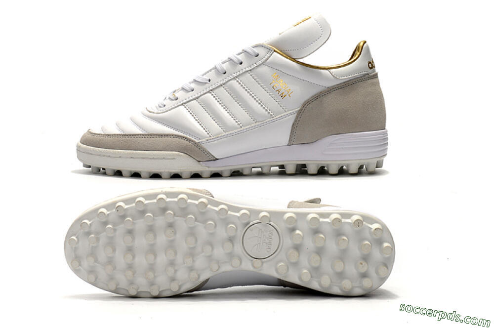 Adidas Copa Mundial Team Modern Craft TF Low-Tops Football Shoes - White/Gold/Grey 0