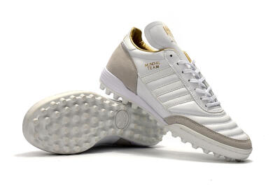 Adidas Copa Mundial Team Modern Craft TF Low-Tops Football Shoes - White/Gold/Grey
