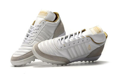 Adidas Copa Mundial Team Modern Craft TF Low-Tops Football Shoes - White/Gold/Grey