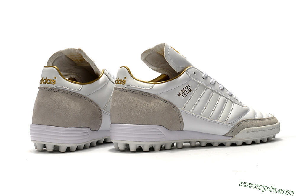 Adidas Copa Mundial Team Modern Craft TF Low-Tops Football Shoes - White/Gold/Grey 9