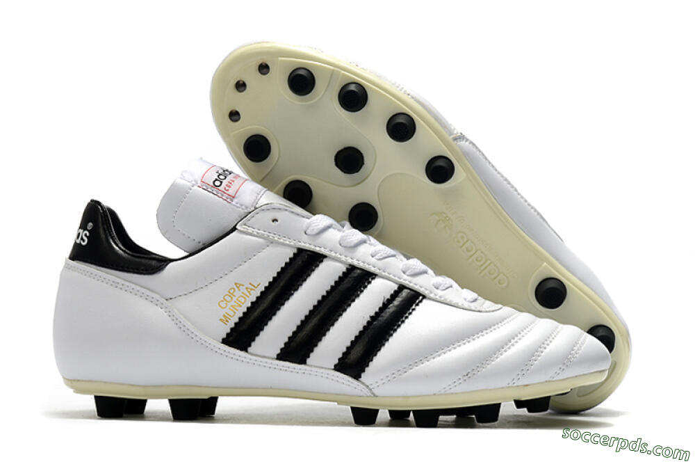 Adidas Copa Mundial Made in Germany FG Low-Tops Football Boots - White/Black 1