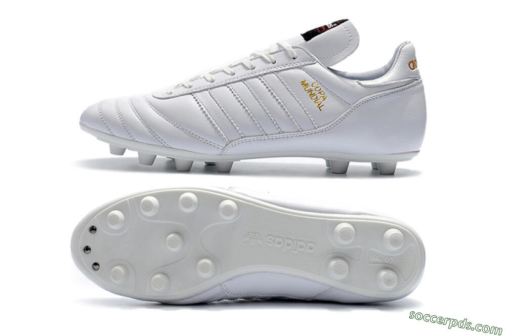 Adidas Copa Mundial Made in Germany FG Low-Tops Football Boots - White/Gold 0
