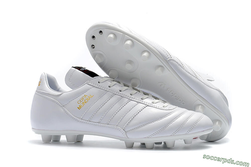 Adidas Copa Mundial Made in Germany FG Low-Tops Football Boots - White/Gold 1