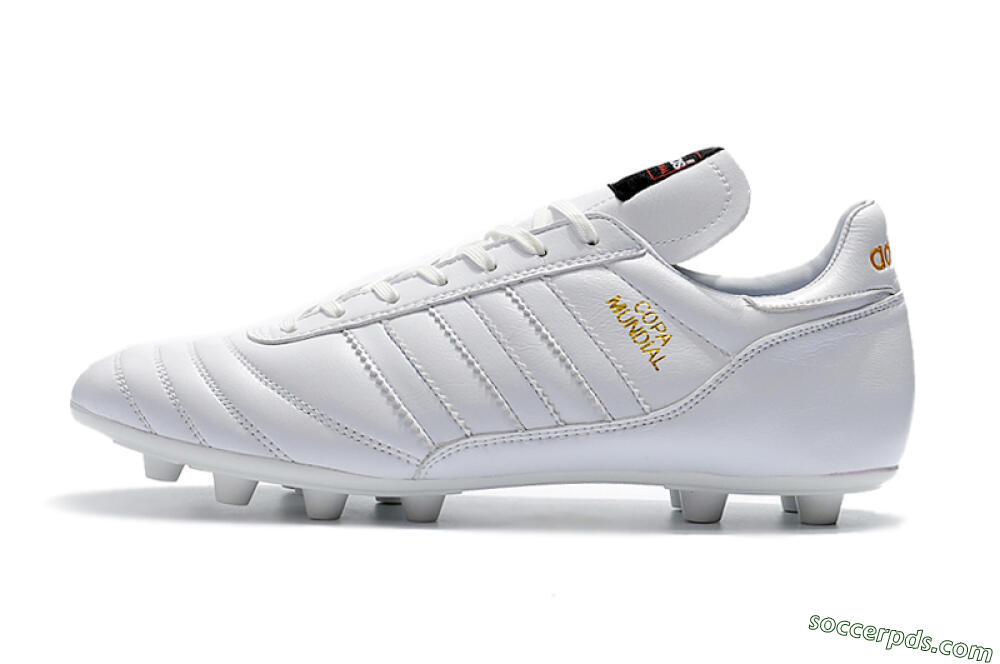 Adidas Copa Mundial Made in Germany FG Low-Tops Football Boots - White/Gold 2