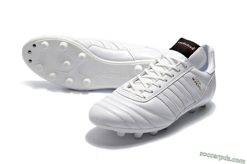 Adidas Copa Mundial Made in Germany FG Low-Tops Football Boots - White/Gold 3