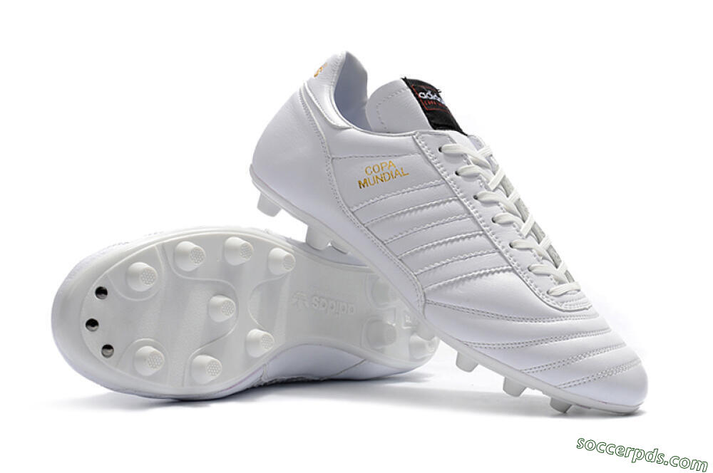 Adidas Copa Mundial Made in Germany FG Low-Tops Football Boots - White/Gold 4