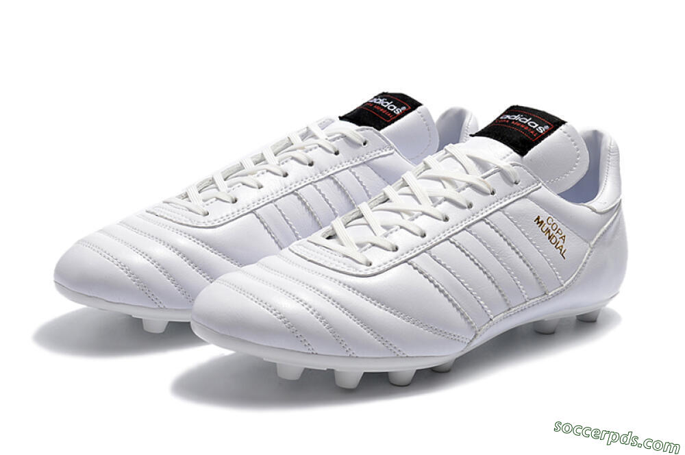 Adidas Copa Mundial Made in Germany FG Low-Tops Football Boots - White/Gold 5