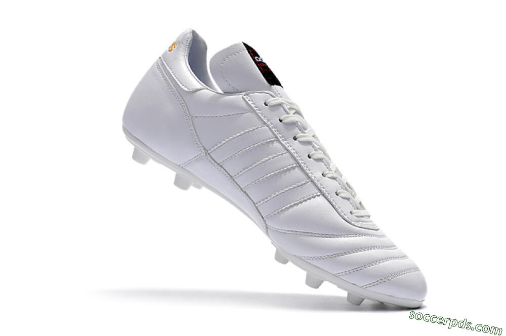 Adidas Copa Mundial Made in Germany FG Low-Tops Football Boots - White/Gold 7
