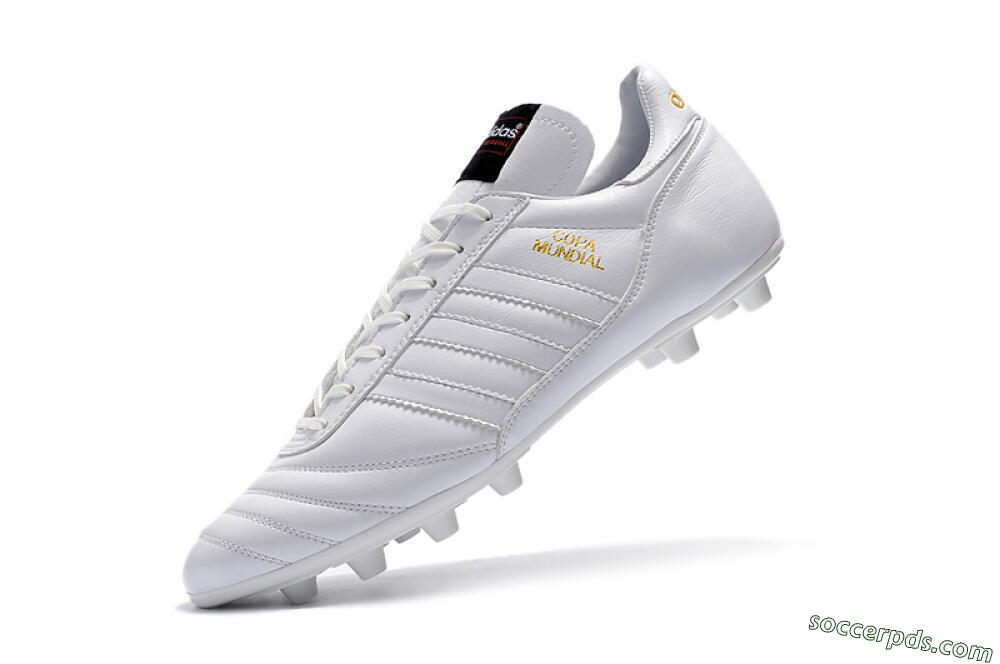 Adidas Copa Mundial Made in Germany FG Low-Tops Football Boots - White/Gold 8