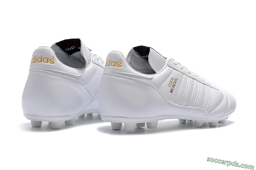 Adidas Copa Mundial Made in Germany FG Low-Tops Football Boots - White/Gold 9