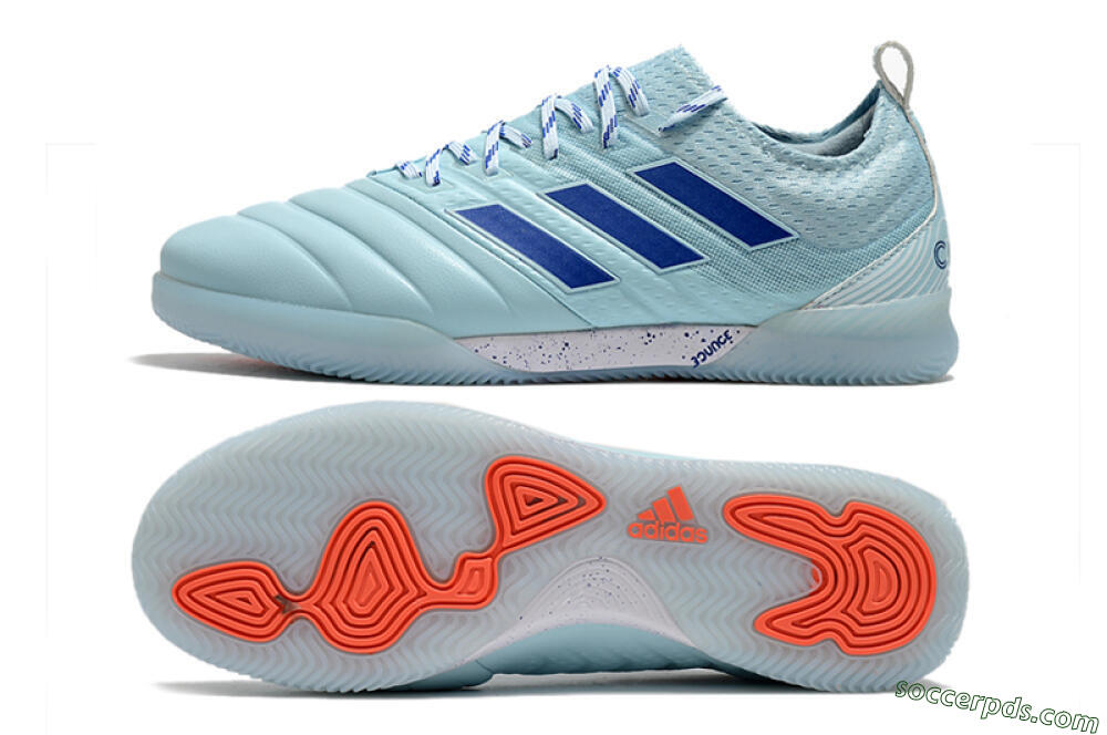 Adidas Copa Tango 20.1 IC Low-Tops Football Shoes - Jade/Blue/White 0