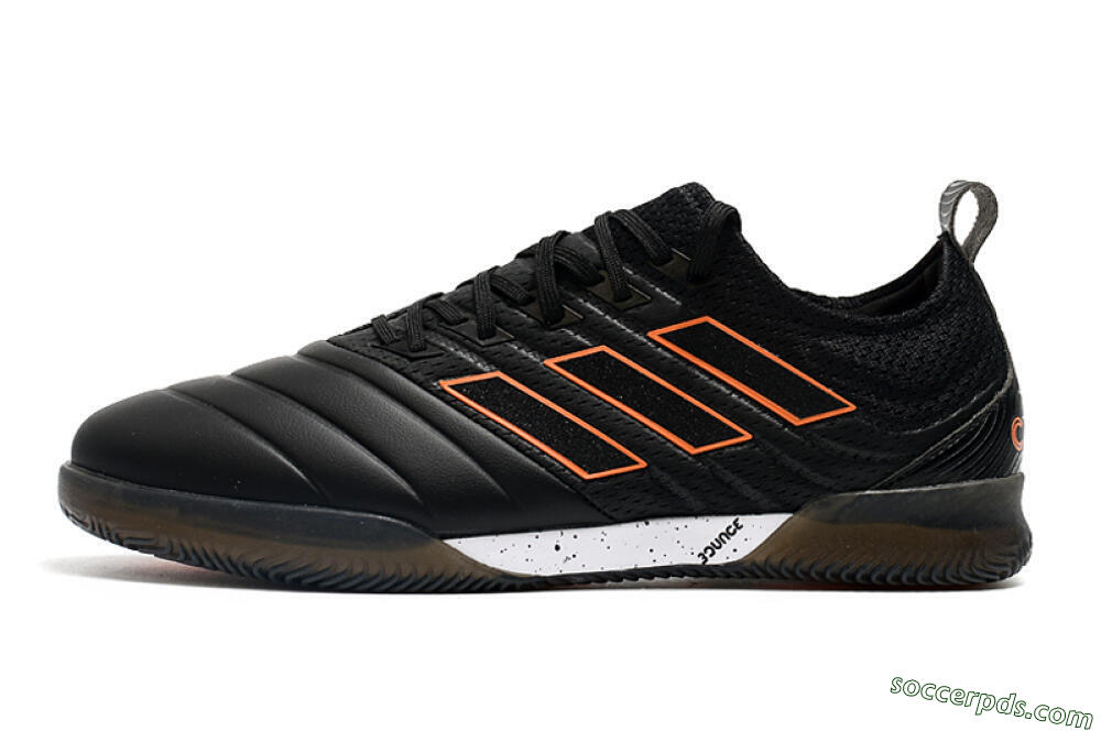 Adidas Copa Tango 20.1 IC Low-Tops Football Shoes - Black/Orange 2