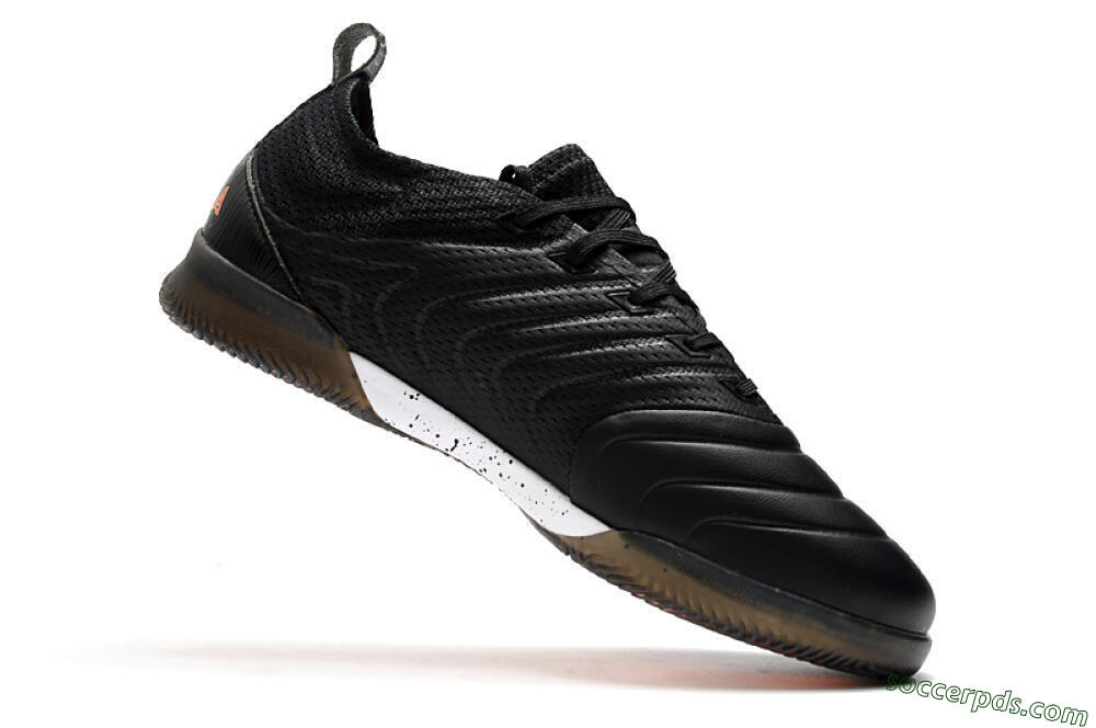 Adidas Copa Tango 20.1 IC Low-Tops Football Shoes - Black/Orange 4