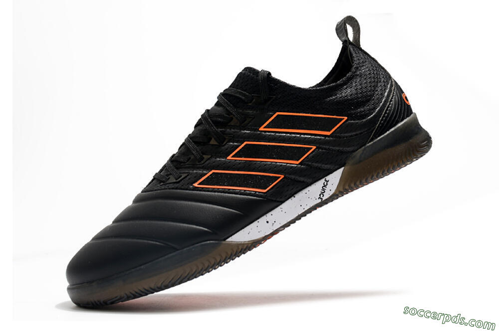 Adidas Copa Tango 20.1 IC Low-Tops Football Shoes - Black/Orange 5