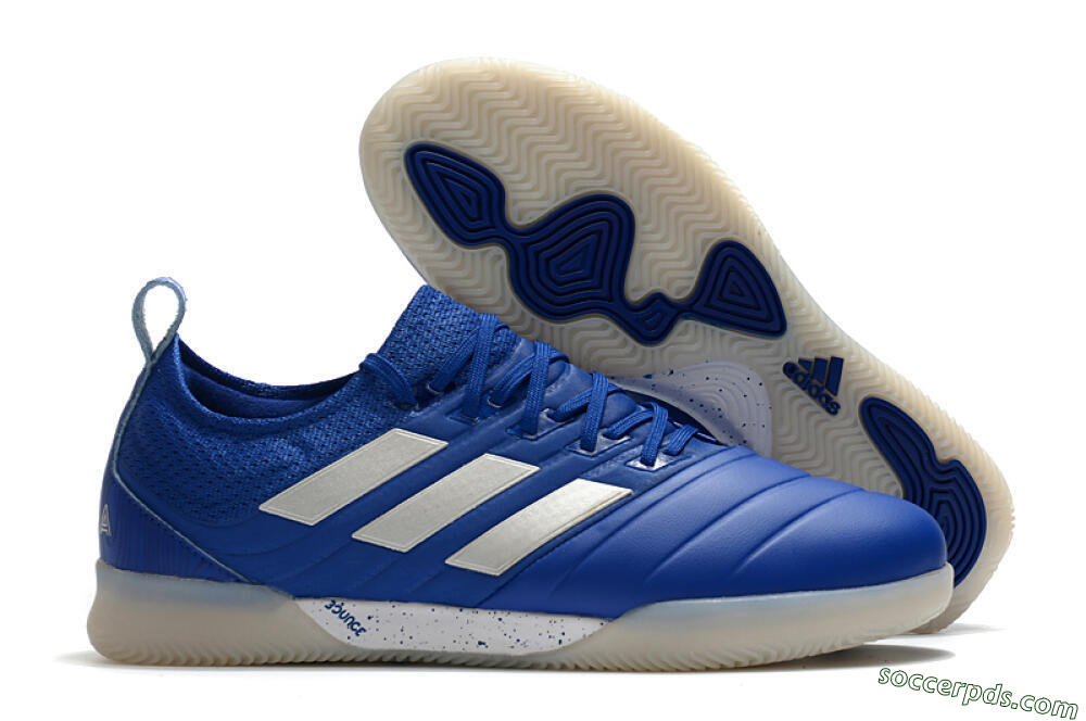 Adidas Copa Tango 20.1 IC Low-Tops Football Shoes - Blue/White 1