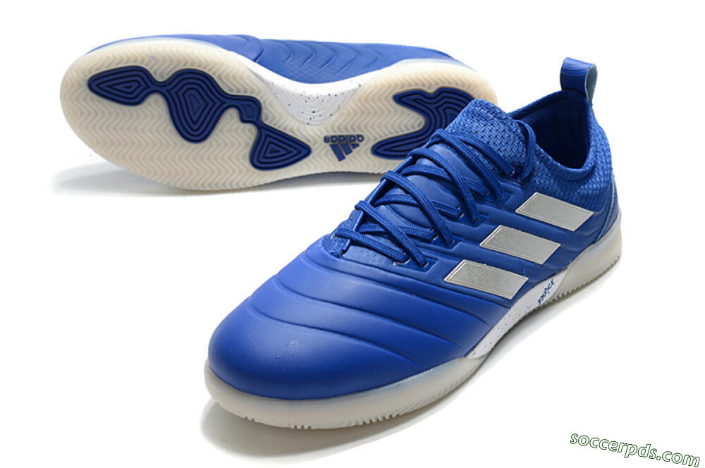 Adidas Copa Tango 20.1 IC Low-Tops Football Shoes - Blue/White 3