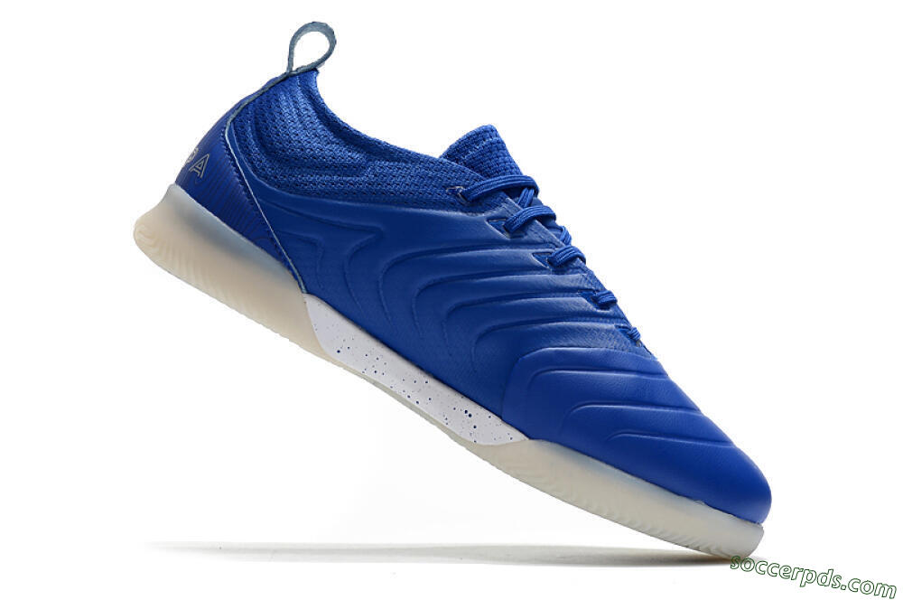 Adidas Copa Tango 20.1 IC Low-Tops Football Shoes - Blue/White 4