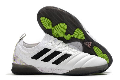 Adidas Copa Tango 20.1 IC Low-Tops Football Shoes - White/Black/Purple