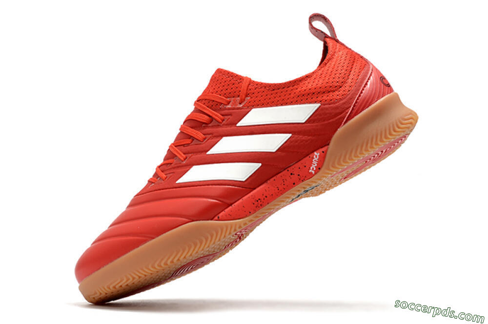Adidas Copa Tango 20.1 IC Low-Tops Football Shoes - Red/White 5