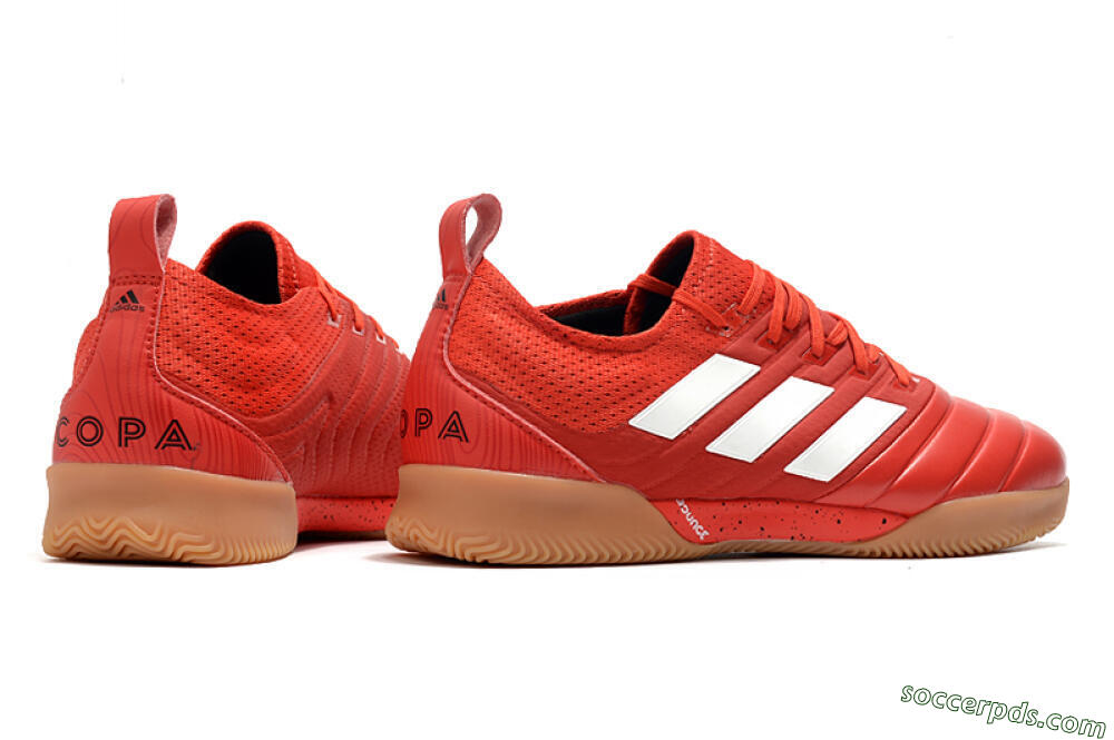 Adidas Copa Tango 20.1 IC Low-Tops Football Shoes - Red/White 6
