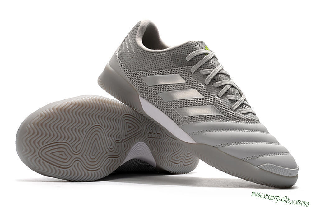 Adidas Copa Tango 20.1 IC Low-Tops Football Shoes - Grey/White 4