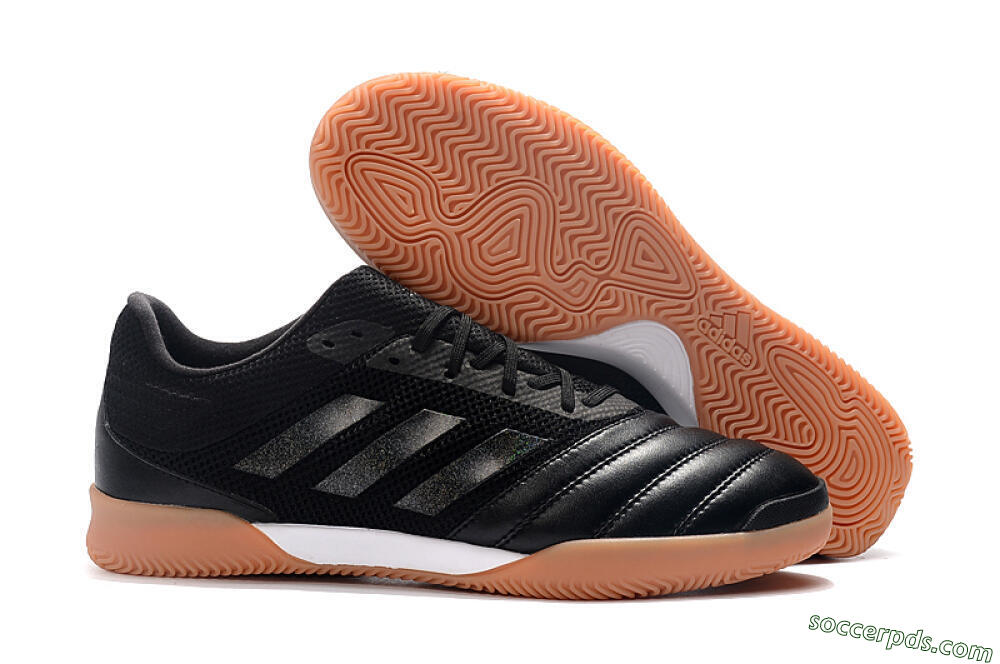 Adidas Copa Tango 20.1 IC Low-Tops Football Shoes - Black/White/Brown 1