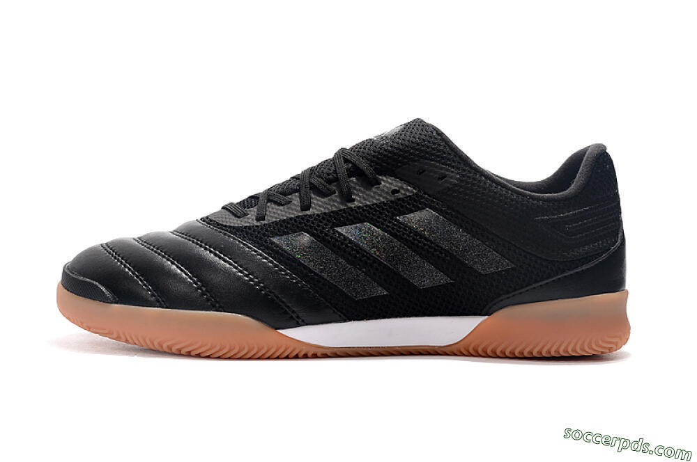 Adidas Copa Tango 20.1 IC Low-Tops Football Shoes - Black/White/Brown 2