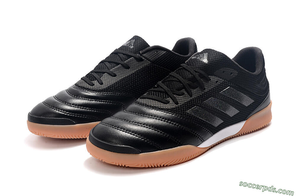 Adidas Copa Tango 20.1 IC Low-Tops Football Shoes - Black/White/Brown 7