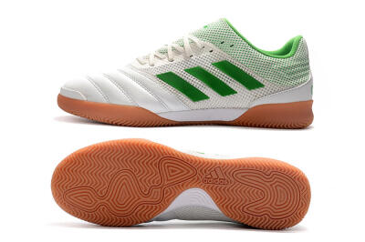 Adidas Copa Tango 20.1 IC Low-Tops Football Shoes - White/Green/Brown