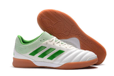 Adidas Copa Tango 20.1 IC Low-Tops Football Shoes - White/Green/Brown