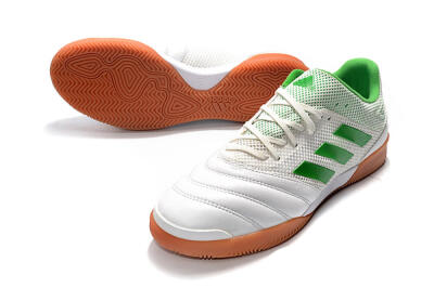 Adidas Copa Tango 20.1 IC Low-Tops Football Shoes - White/Green/Brown