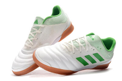 Adidas Copa Tango 20.1 IC Low-Tops Football Shoes - White/Green/Brown