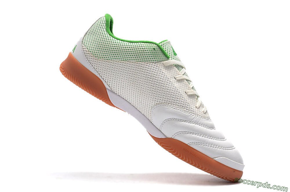 Adidas Copa Tango 20.1 IC Low-Tops Football Shoes - White/Green/Brown 7