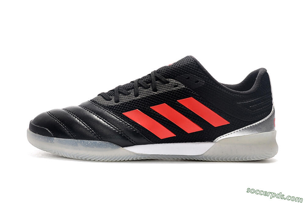 Adidas Copa Tango 20.1 IC Low-Tops Football Shoes - Black/Red/White 2