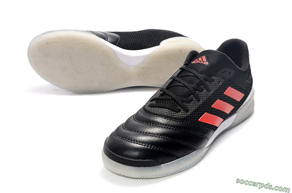 Adidas Copa Tango 20.1 IC Low-Tops Football Shoes - Black/Red/White 3
