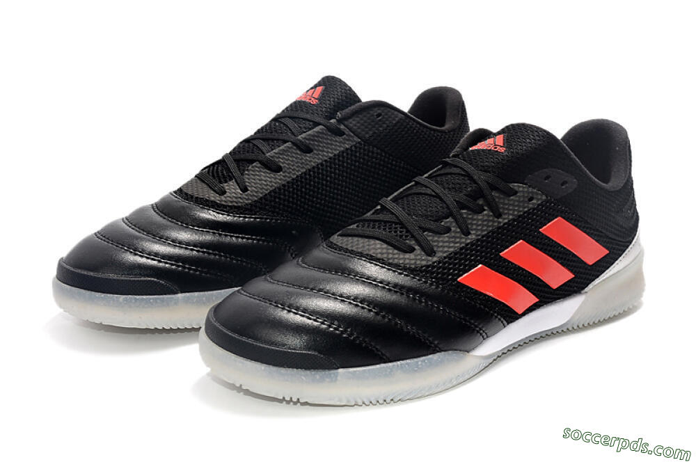 Adidas Copa Tango 20.1 IC Low-Tops Football Shoes - Black/Red/White 5