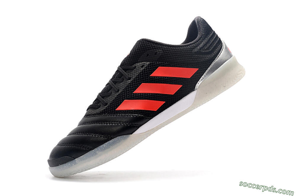 Adidas Copa Tango 20.1 IC Low-Tops Football Shoes - Black/Red/White 8