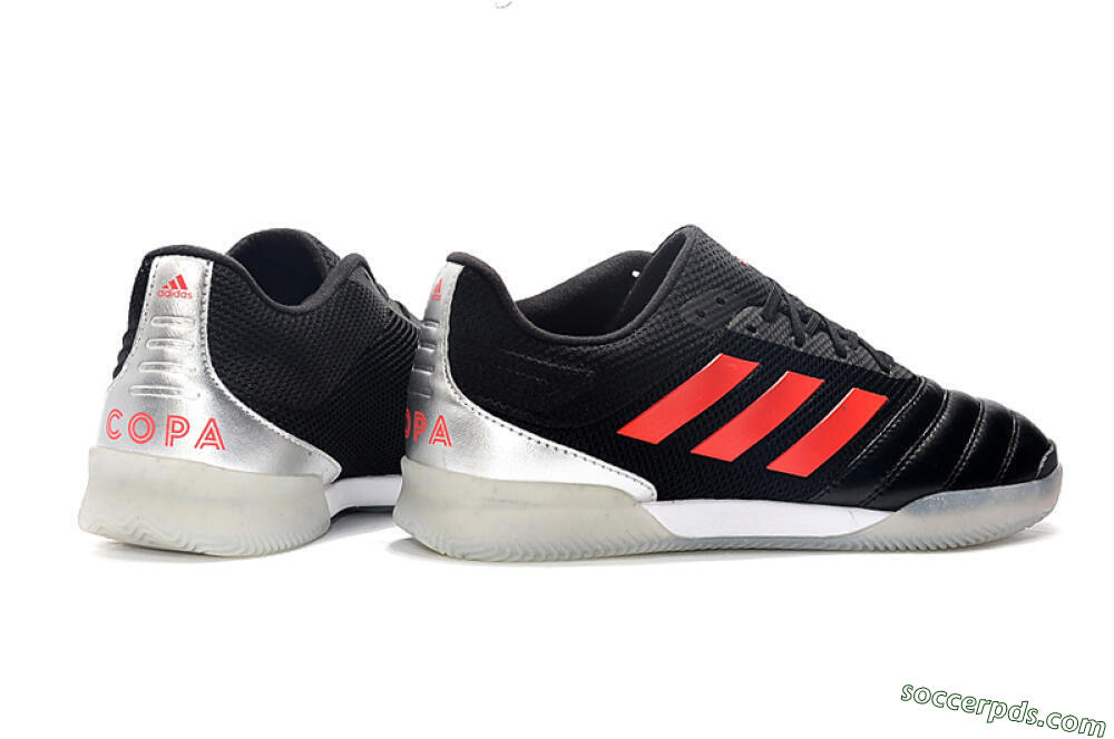 Adidas Copa Tango 20.1 IC Low-Tops Football Shoes - Black/Red/White 9
