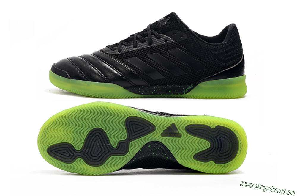 Adidas Copa Tango 20.1 IC Low-Tops Football Shoes - Black/Yellow 0